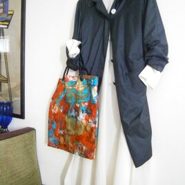 AbstractPaints×linen ToteBagの画像