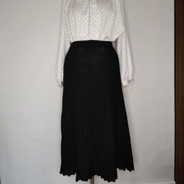 【受注製作】お色を選んで　リブフレアースカート　ブルガリアスカート　フレア－スカート　マーメイドスカートの画像