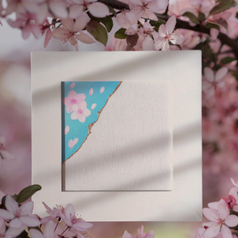 『希望 -sakura- 』純金箔の金継ぎアート 春 桜の画像