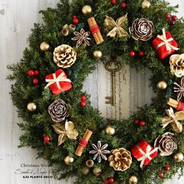 クリスマスリース（1）～Santa's Magic Key(R)～　32cmの画像