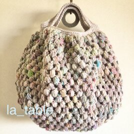 ミルフィオリのバッグ「綿菓子」の画像