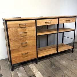 キャビネット・収納棚【cabinet/ナラ材】の画像