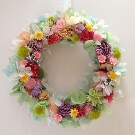 リースサシェ◎「カラフルガーデン」