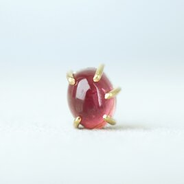 Pink Tourmaline Earring ＊Singleの画像