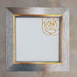 『rose』 純金箔の金継ぎアート インテリアの画像