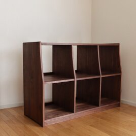 シェルフ　サイズオーダー可　ウォールナット shelf01-wal