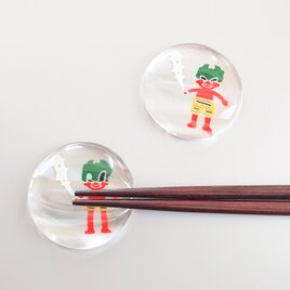 節分の箸置き　赤鬼さんの画像