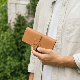 本革手縫いの谷型長財布【受注製作】 | iichi 日々の暮らしを心地よく