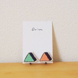triangle　green orangeの画像