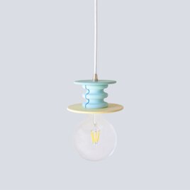 グリーンイエローペンダントランプ Frutti Lampの画像