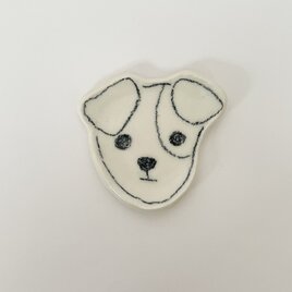 犬の豆皿の画像