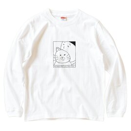 長袖 Tシャツ 『猫たべちゃいたい』 猫選べます 男女兼用 ロンT ねこの画像