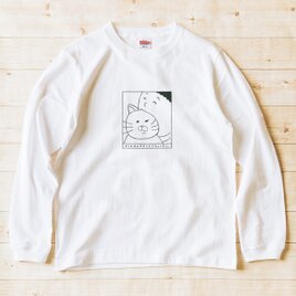 長袖Tシャツ 猫選べます『猫たべちゃいたい』男女兼用 ロンT ねこの画像