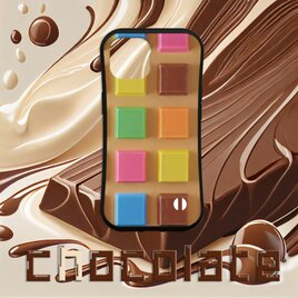 チョコレートの誘惑 グリップケース【C-3】　iPhone各機種対応の画像