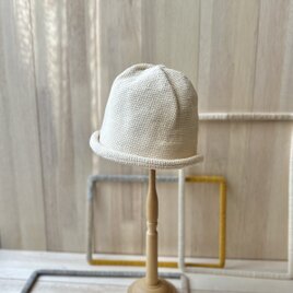 ニット帽・のっぽ　/  ホワイトの画像