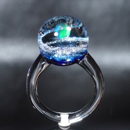 Opal Galaxy Glass Ring 【YASUDA GLASS】の画像