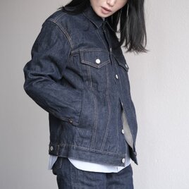 HANDROOM デニムジャケット INDIGO｜unisex3サイズの画像