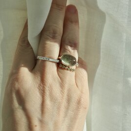[人魚のmoss aquamarine]ringの画像