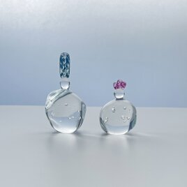 ガラスのお雛様　コンパクトの画像
