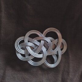 021  水引アクセサリー　あわじ結びアレンジ　ヘアクリップ　