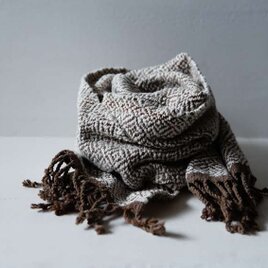 organic cotton shawl_handwoven/ gambie_3の画像