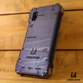 Xperia Ace III 木製 ケース ウッド wood case 木 本革 耐衝撃 オリジナル タイプ1 ギフトに最適の画像