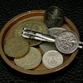 ＃T3  UK Coin Tie pinの画像