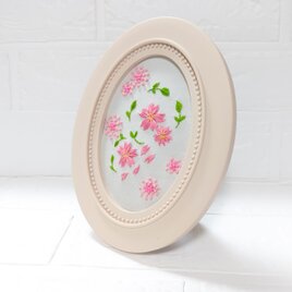 刺繍フレーム　桜の画像