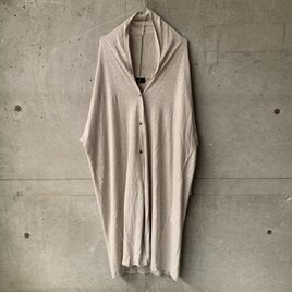 Linen Long Robe Cardigan  NATURALの画像