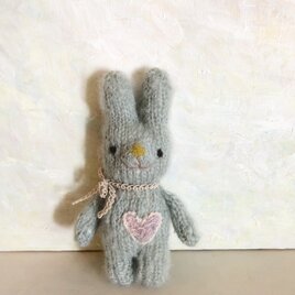 grayish bunny　mohair sweaterの画像