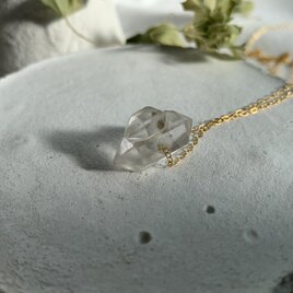 ダブルハーキマーダイアモンドのネックレスの画像