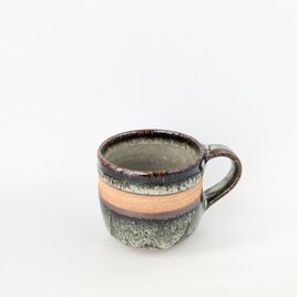 海鼠釉のコーヒーカップⅡ　【カフェ　手仕事　民藝　窯元　和　陶器】の画像