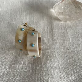 Hornターコイズピアス