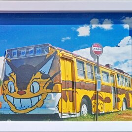 【アニメ聖地巡礼】　北海道　戸外戸（ととろ）峠にある猫バスの画像