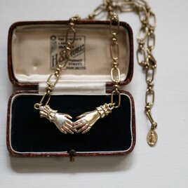 ネックレス【Lady hand vintage chain/brass】