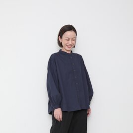 Eonni shirts / deep navyの画像