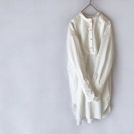 YUGUCi  -日々のシャツ- / コットンリネン / オフホワイトの画像