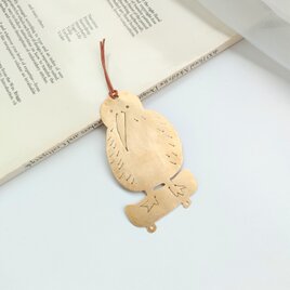 真鍮bookmark　キウイの画像