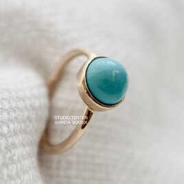 K10[arizona turquoise]ringの画像