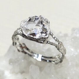 鉱物の表情 herkimer＊925 lace ringの画像