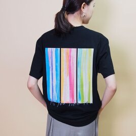 【新作再販】ポケットつきバックプリントTシャツ typeBの画像