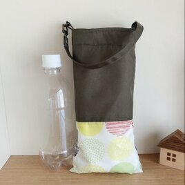マイクロファイバー×ナイロン素材のバッグ（折り畳み傘、ペットボトル入れに）サークルの画像