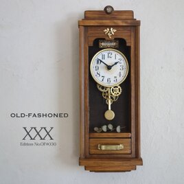 【送料無料】OLD FASHIONED #030 レトロな時計　Sサイズ　1点物　アンティーク調の画像