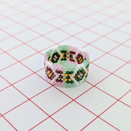 ビーズ織りの指輪　Ｙ-235