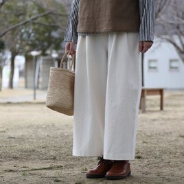 風合生成 ロングキュロット（備後節織）の画像