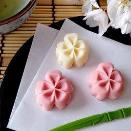 桜（さくら）のチョコレート型（和菓子）　シリコンモールド　お菓子　手作り　プレゼントの画像