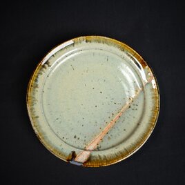 黄金窯変2024 7.2寸 いろいろ使いやすい平たい丸皿の画像