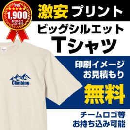 Tシャツ ビッグシルエット 作成 オリジナル 製作 オーダー 制作 プリント 印刷 名入れの画像