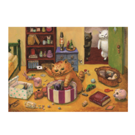 133　カマノレイコポストカード2枚セット「さがしもの」