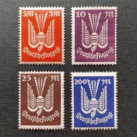 ドイツ切手（鳩の航空切手）4枚セット【Germany】DA-STE142の画像